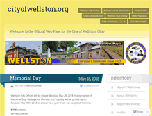 Tablet Screenshot of cityofwellston.org